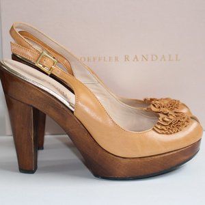 Leoffler Randall Camille ruffle platform heels